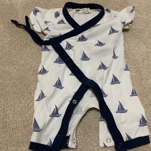 Monica & Andy organic kimono onesie